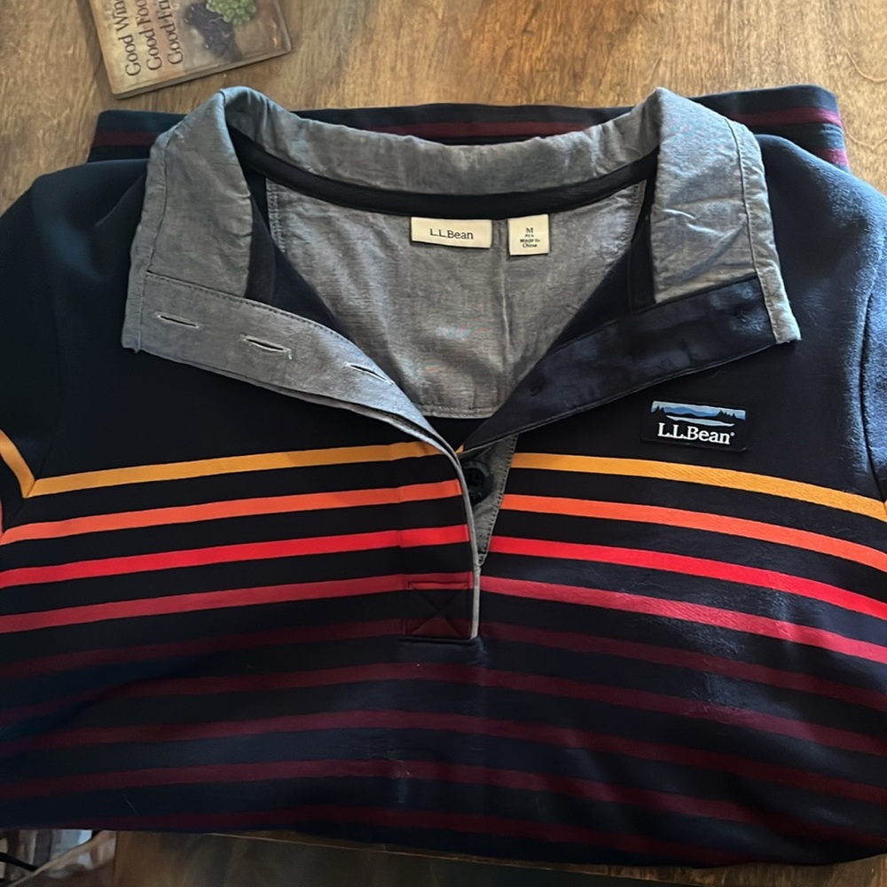 LLBean Soft Cotton Rugby Shirt